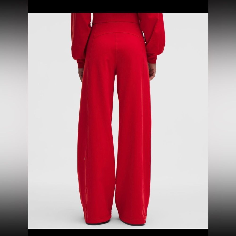 NWT Medium Define HR High-Rise Wide-Leg Pant Luon Oxford Red NEW LULULEMON - Picture 10 of 12